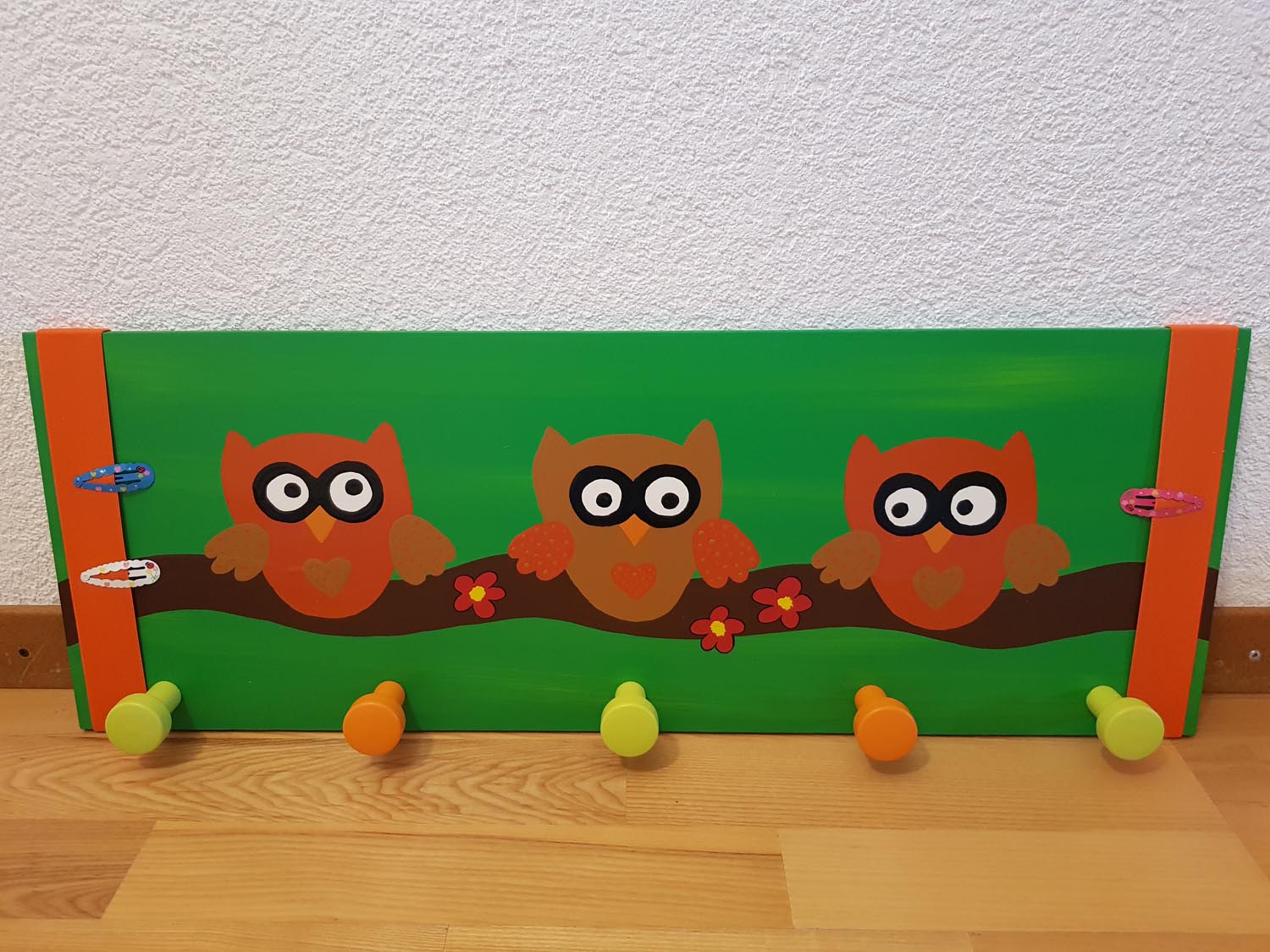 Handgemachte Kindergarderoben aus Bern - Eule, Uhu