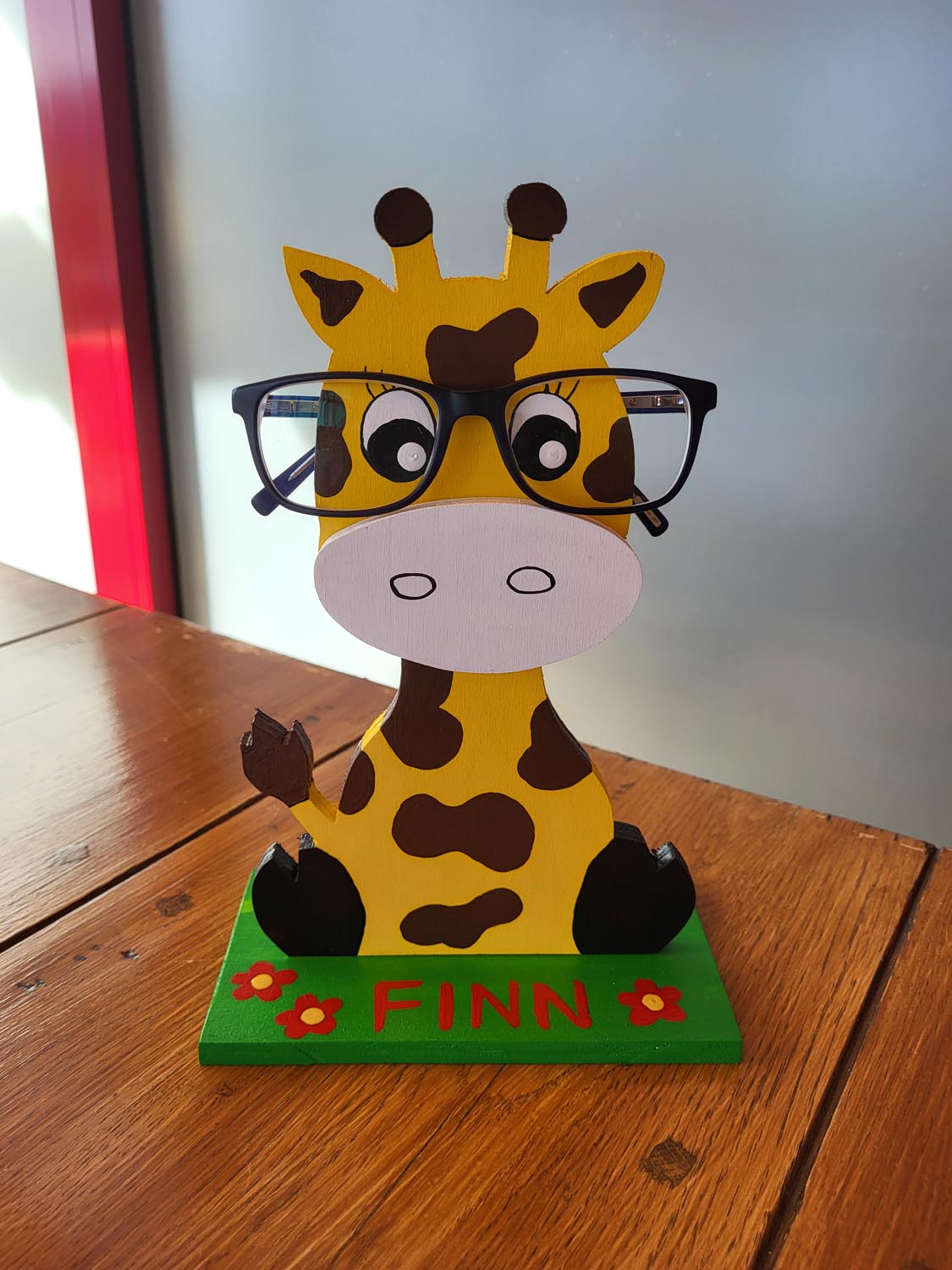 Handgemachte Brillenparkplätze aus Bern - Giraffe